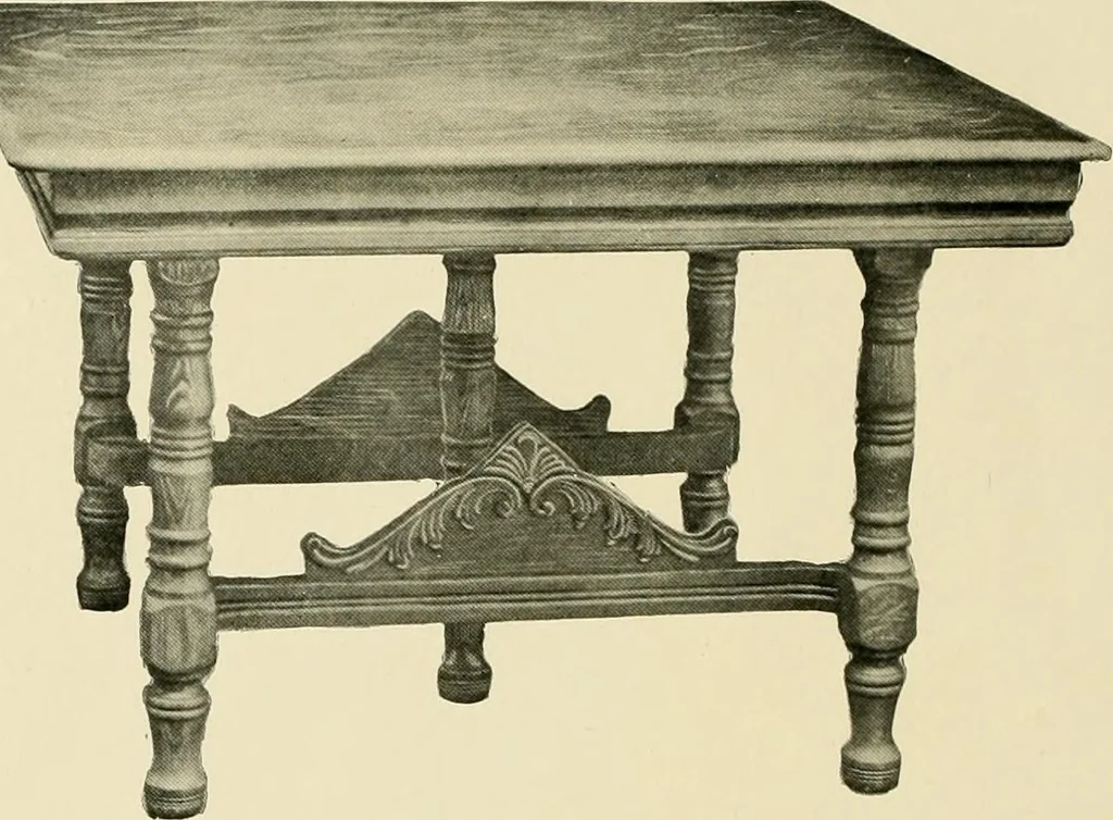 An illustration from Extension tables and sideboards., 1901, leaf 17