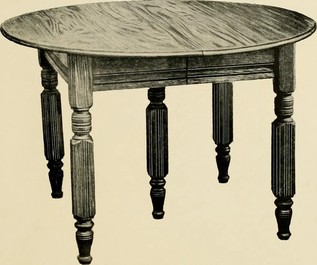 An illustration from Extension tables and sideboards., 1901, leaf 18