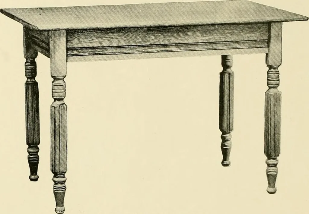 An illustration from Extension tables and sideboards., 1901, leaf 19