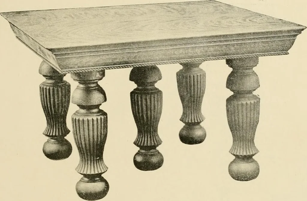 An illustration from Extension tables and sideboards., 1901, leaf 8