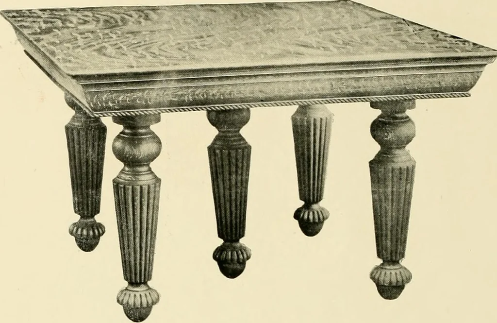 An illustration from Extension tables and sideboards., 1901, leaf 9