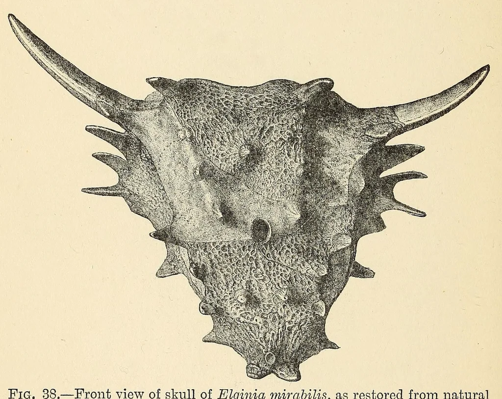 An illustration from Extinct monsters and creatures of other days: a popular account of some of the larger forms of ancient animal life, 1911, leaf 192