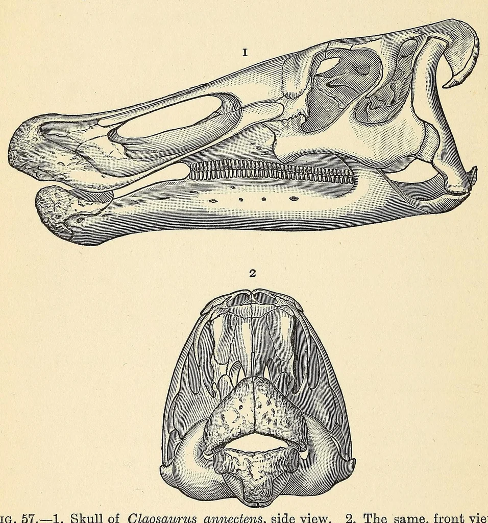 An illustration from Extinct monsters and creatures of other days: a popular account of some of the larger forms of ancient animal life, 1911, leaf 258