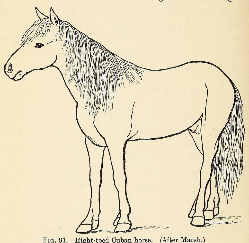 An illustration from Extinct monsters and creatures of other days: a popular account of some of the larger forms of ancient animal life, 1911, leaf 368