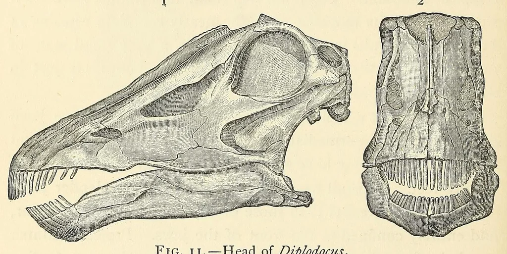 An illustration from Extinct monsters : a popular account of some of the larger forms of ancient animal life, 1893, leaf 130