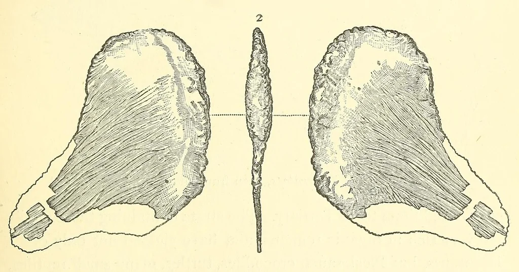 An illustration from Extinct monsters : a popular account of some of the larger forms of ancient animal life, 1893, leaf 195