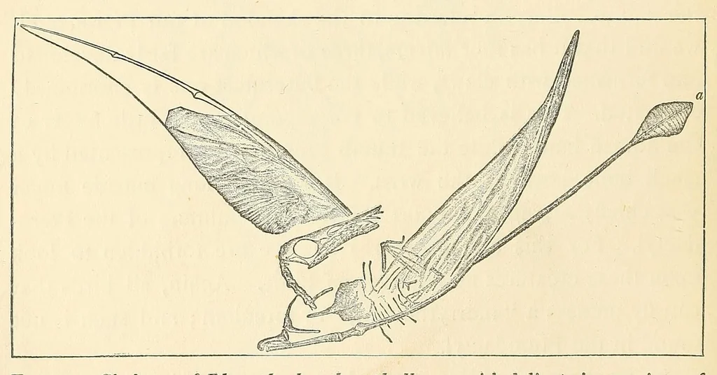 An illustration from Extinct monsters : a popular account of some of the larger forms of ancient animal life, 1893, leaf 210