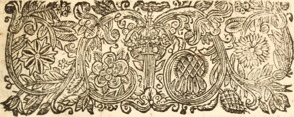 An illustration from An exposition on the whole book of Solomons Song, commonly called the Canticles : wherein the text is explained, and usefull observations raised thereupon, 1652, leaf 12