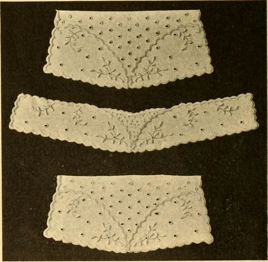 An illustration from Eyelet embroidery and its future possibilities, 1905, leaf 12