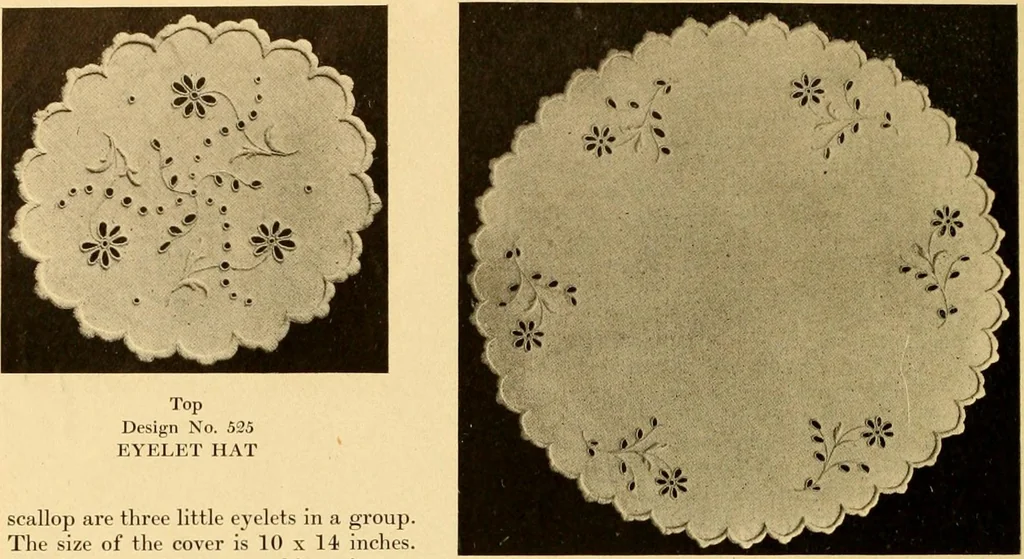 An illustration from Eyelet embroidery and its future possibilities, 1905, leaf 18