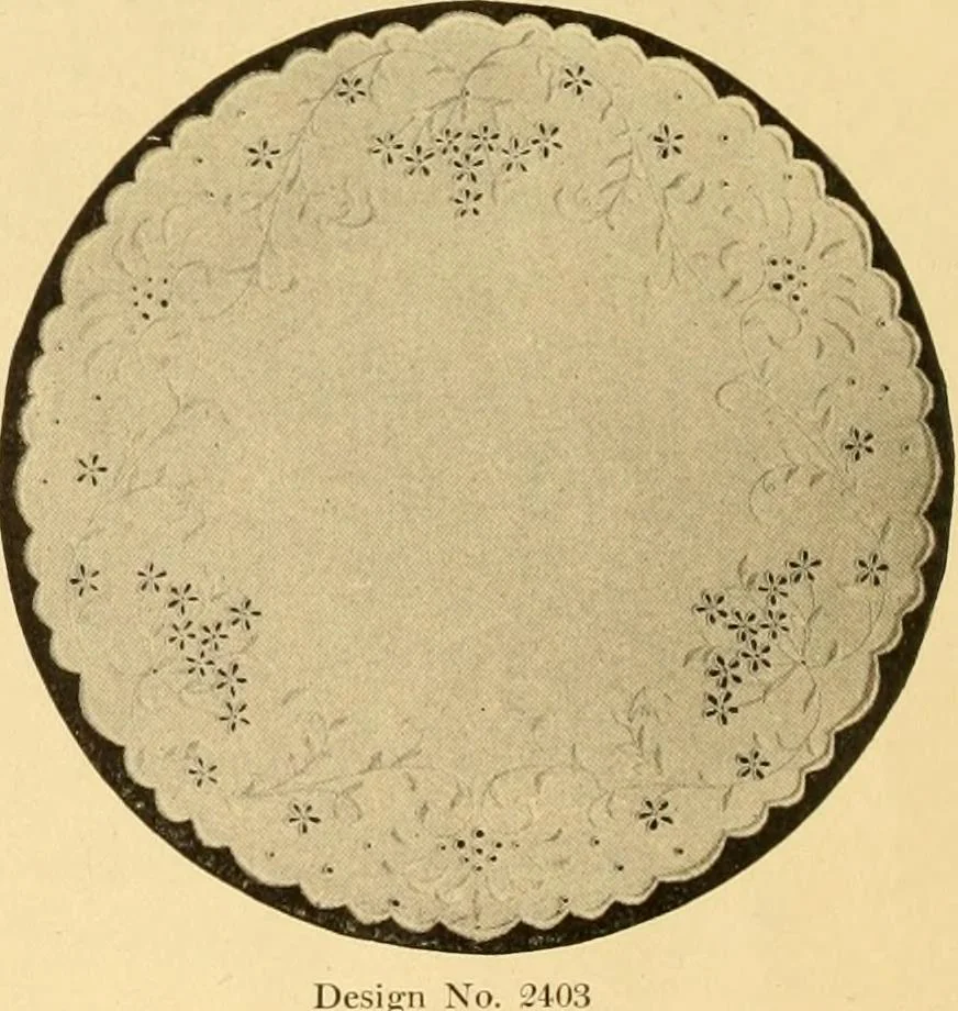 An illustration from Eyelet embroidery and its future possibilities, 1905, leaf 24