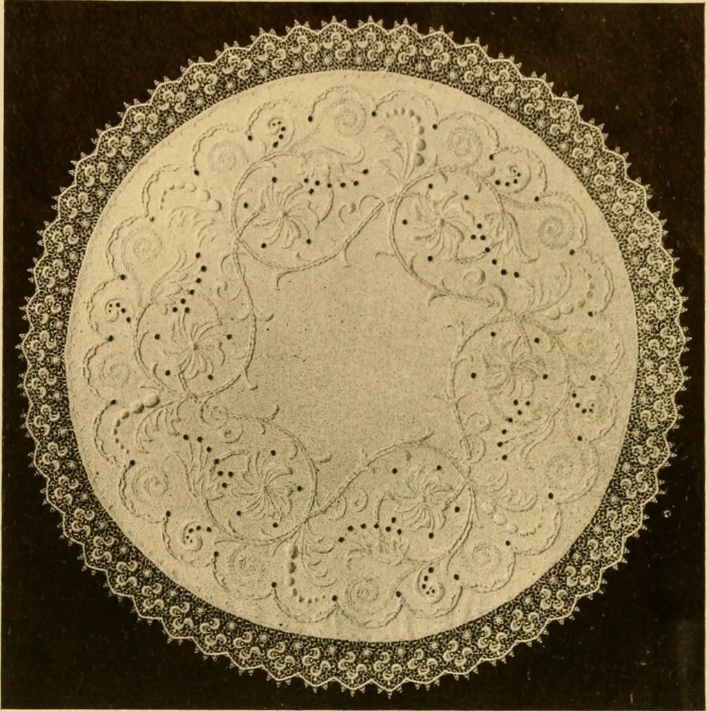 An illustration from Eyelet embroidery and its future possibilities, 1905, leaf 27
