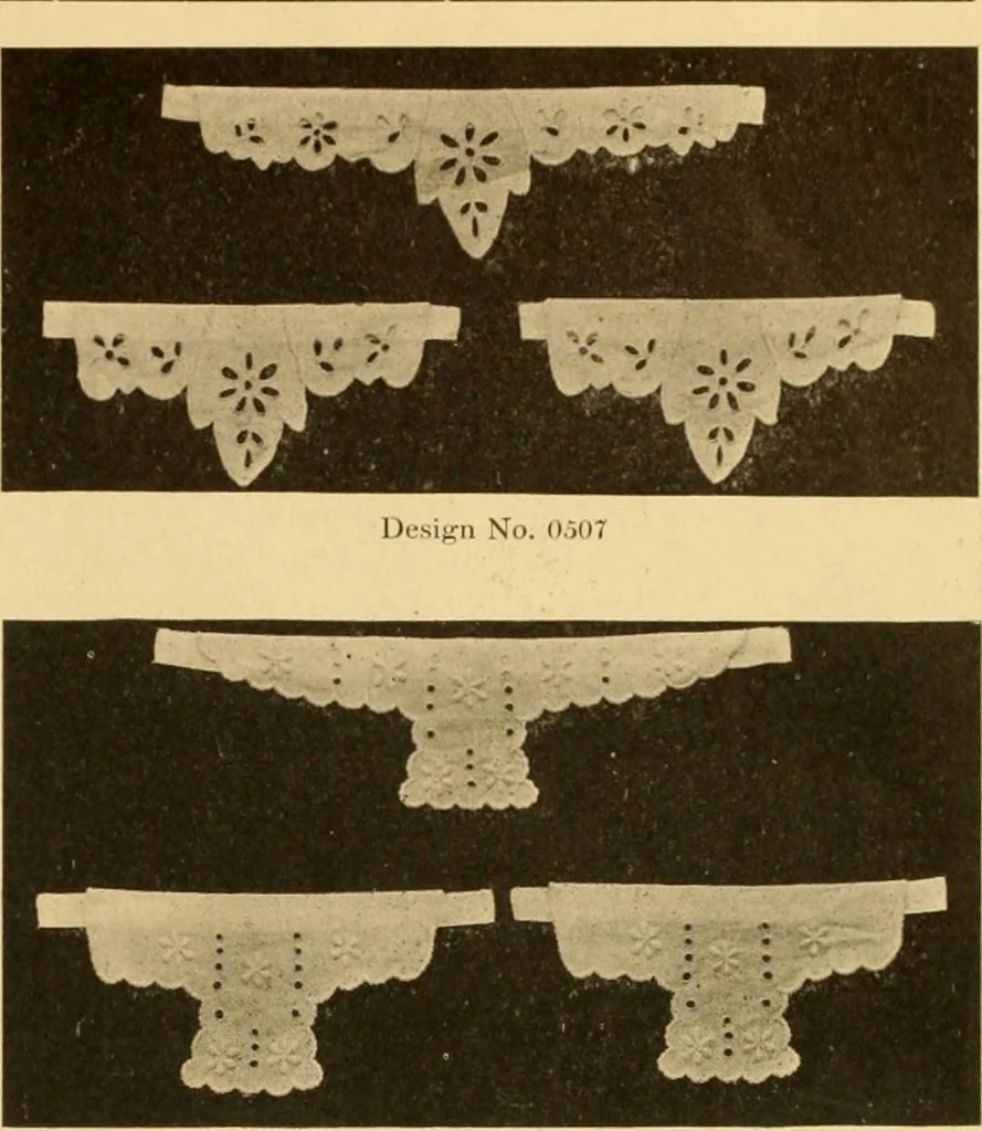 An illustration from Eyelet embroidery and its future possibilities, 1905, leaf 7