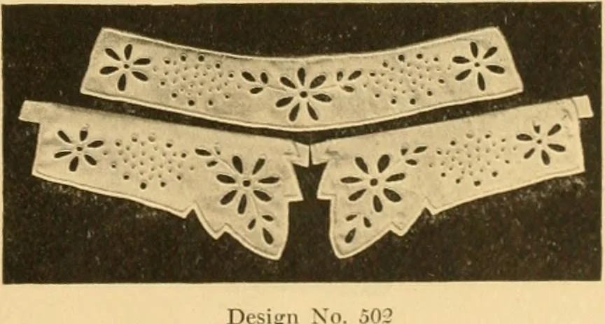 An illustration from Eyelet embroidery and its future possibilities, 1905, leaf 7