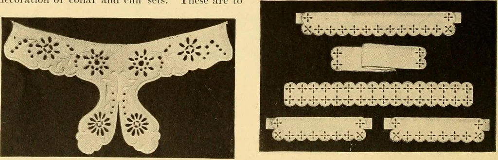 An illustration from Eyelet embroidery and its future possibilities, 1905, leaf 8