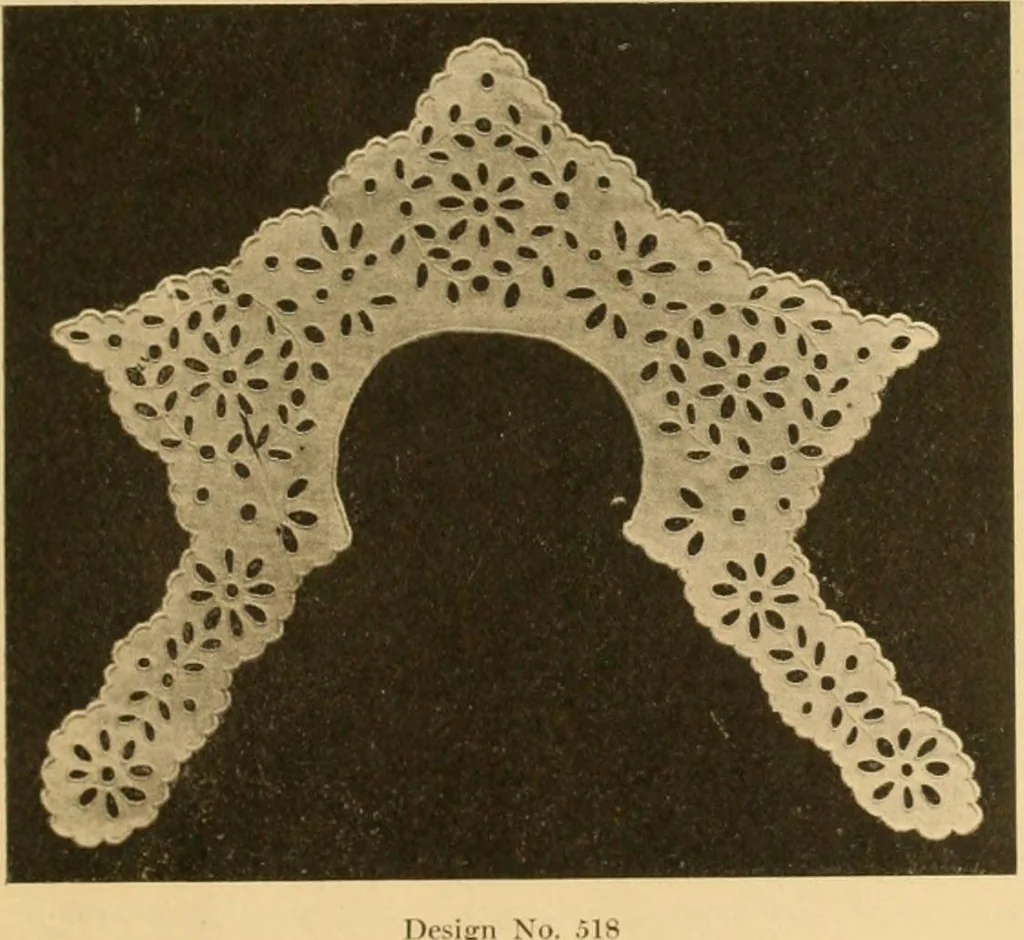 An illustration from Eyelet embroidery and its future possibilities, 1905, leaf 9
