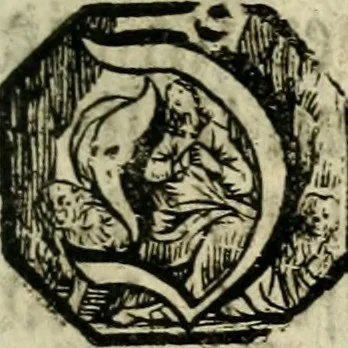 An illustration from Eyfer-schallende und andacht-funcklende marianische Lob-Trompeten, oder, Uber der glorwürdigsten Himmels-Königin Mariae vornehmste Feste : als dero heilwärtige Empfängnuss, erfreuliche Geburt löbliche Opferung ... Sinn-Bildern gezierte Lob-Reden ..., 1696, leaf 10