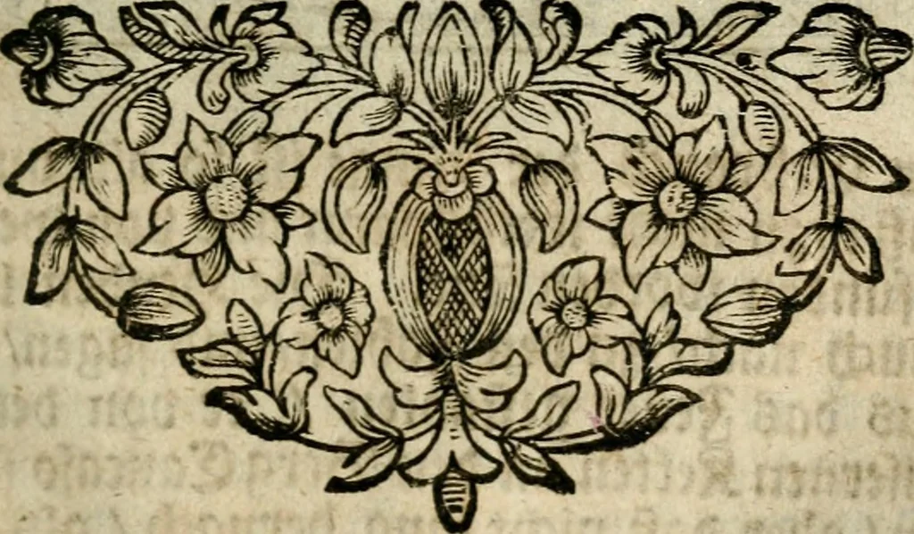 An illustration from Eyfer-schallende und andacht-funcklende marianische Lob-Trompeten, oder, Uber der glorwürdigsten Himmels-Königin Mariae vornehmste Feste : als dero heilwärtige Empfängnuss, erfreuliche Geburt löbliche Opferung ... Sinn-Bildern gezierte Lob-Reden ..., 1696, leaf 156