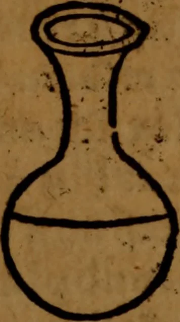 An illustration from Eyn kunstreichs warhafftigs vnd wolgegründtes Vrteil vnd Secretbüchlin, des Harns, von allerlei Farben, Zircklen, Wolcken, Zeychen vnnd Vnderstand, vom Geschmack, auch Vnderscheid, des alters vnnd der jungen, auch der Weiber, dess Menschen vnd des Vihs, auss den aller hochberümbtesten der Artzney lerern, zusam[m]en gezogen vnd gepraticieret worden : auch der aller höchst grund, aller einfachen vnd zusam[m]en gesetzten Artzneyen, dem gantzen menschlichen Cörper, hochnützlich vss brüderlicher Lieb an Tag geben, 1538, leaf 30