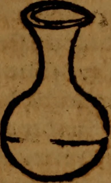 An illustration from Eyn kunstreichs warhafftigs vnd wolgegründtes Vrteil vnd Secretbüchlin, des Harns, von allerlei Farben, Zircklen, Wolcken, Zeychen vnnd Vnderstand, vom Geschmack, auch Vnderscheid, des alters vnnd der jungen, auch der Weiber, dess Menschen vnd des Vihs, auss den aller hochberümbtesten der Artzney lerern, zusam[m]en gezogen vnd gepraticieret worden : auch der aller höchst grund, aller einfachen vnd zusam[m]en gesetzten Artzneyen, dem gantzen menschlichen Cörper, hochnützlich vss brüderlicher Lieb an Tag geben, 1538, leaf 32