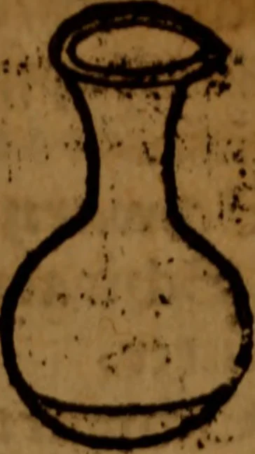 An illustration from Eyn kunstreichs warhafftigs vnd wolgegründtes Vrteil vnd Secretbüchlin, des Harns, von allerlei Farben, Zircklen, Wolcken, Zeychen vnnd Vnderstand, vom Geschmack, auch Vnderscheid, des alters vnnd der jungen, auch der Weiber, dess Menschen vnd des Vihs, auss den aller hochberümbtesten der Artzney lerern, zusam[m]en gezogen vnd gepraticieret worden : auch der aller höchst grund, aller einfachen vnd zusam[m]en gesetzten Artzneyen, dem gantzen menschlichen Cörper, hochnützlich vss brüderlicher Lieb an Tag geben, 1538, leaf 38