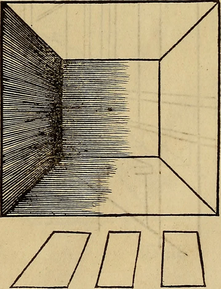 An illustration from Eyn schön nützlich Büchlin vnd Vnderweisung der Kunst des Messens mit dem Zirckel, Richtscheidt oder Linial : zu nutz allen Kunstliebhabern fürnemlich den Malern, Bildhawern, Goldschmiden, Seidenstikern, Steynmetzen, Scheinern auch allen Andern so sich der Kunst des Messens (Perspectiua zü latin gnant) zügebrauchen Lust haben : darin Man auch solche Kunst leichter dan ausz etzlichen hieuorgetruckten Büchern begreiffen vn lernen mag mit vil [i.e., 56] schönen darzü dienenden Figuren, 1531, leaf 24