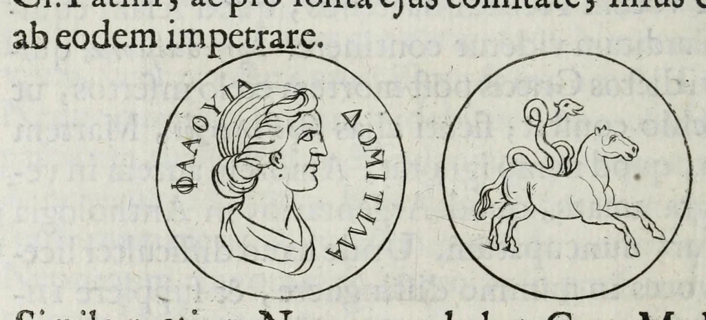 An illustration from Ezechielis Spanhemii Dissertationes de praestantia et usu numismatum antiquorum, 1671, leaf 304