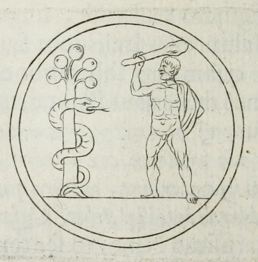 An illustration from Ezechielis Spanhemii Dissertationes de praestantia et usu numismatum antiquorum, 1671, leaf 348