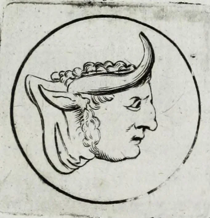 An illustration from Ezechielis Spanhemii Dissertationes de praestantia et usu numismatum antiquorum, 1671, leaf 413