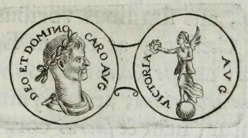 An illustration from Ezechielis Spanhemii Dissertationes de praestantia et usu numismatum antiquorum, 1671, leaf 473