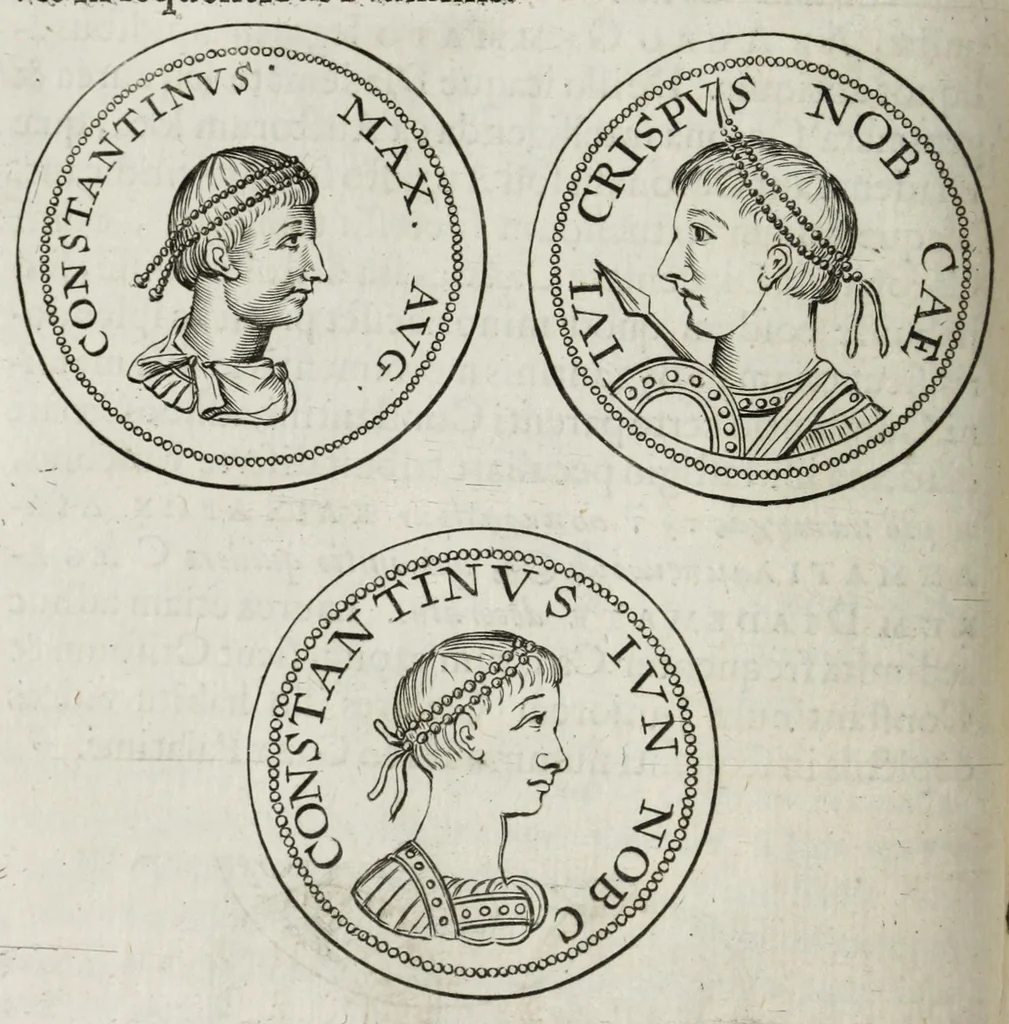 An illustration from Ezechielis Spanhemii Dissertationes de praestantia et usu numismatum antiquorum, 1671, leaf 196