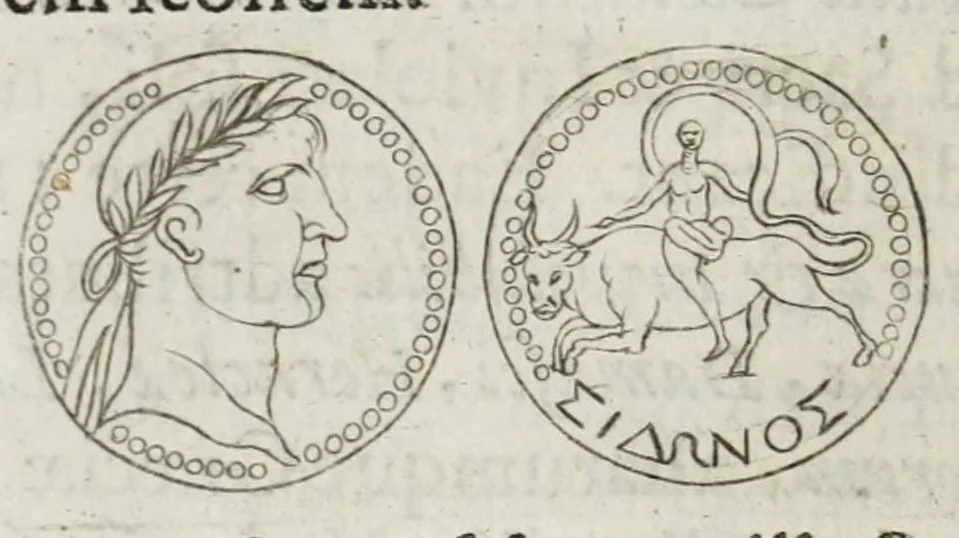 An illustration from Ezechielis Spanhemii Dissertationes de praestantia et usu numismatum antiquorum, 1671, leaf 294