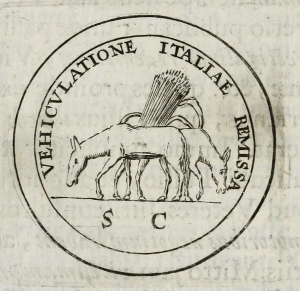 An illustration from Ezechielis Spanhemii Dissertationes de praestantia et usu numismatum antiquorum, 1671, leaf 314