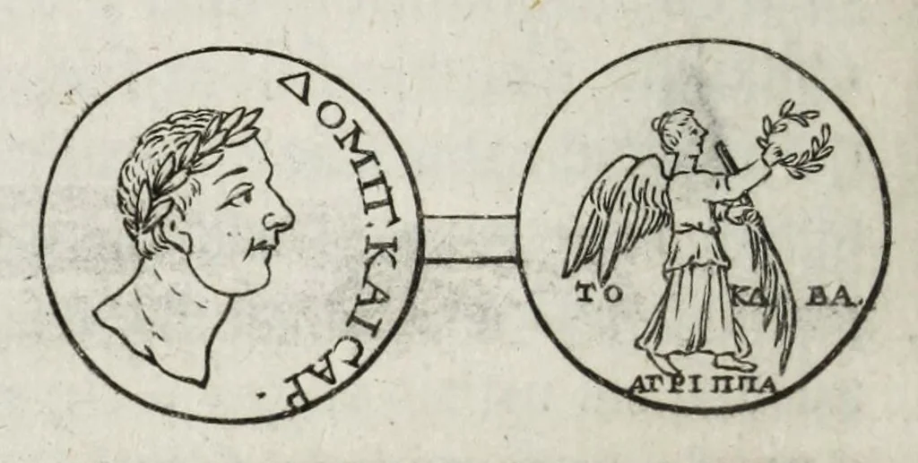 An illustration from Ezechielis Spanhemii Dissertationes de praestantia et usu numismatum antiquorum, 1671, leaf 378