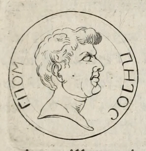 An illustration from Ezechielis Spanhemii Dissertationes de praestantia et usu numismatum antiquorum, 1671, leaf 41