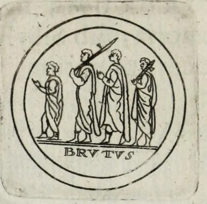 An illustration from Ezechielis Spanhemii Dissertationes de praestantia et usu numismatum antiquorum, 1671, leaf 58