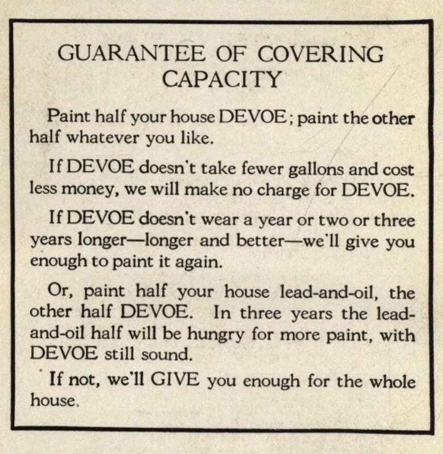 An illustration from Devoe and lead and zinc paint., 1920, leaf 6