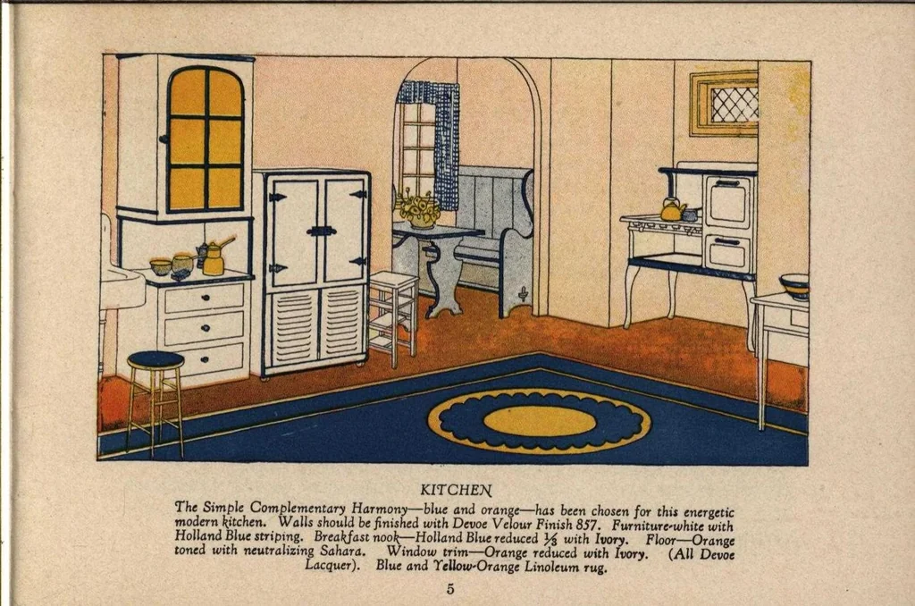 An illustration from It has set a million women painting / Devoe & Raynolds Company, Inc., 1928, leaf 6