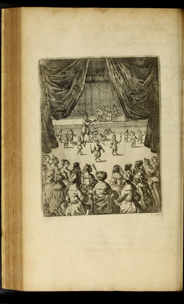 An illustration from The fables of Aesop paraphras'd in verse : adorn'd with sculpture, and illustrated with annotations, 1668, leaf 258
