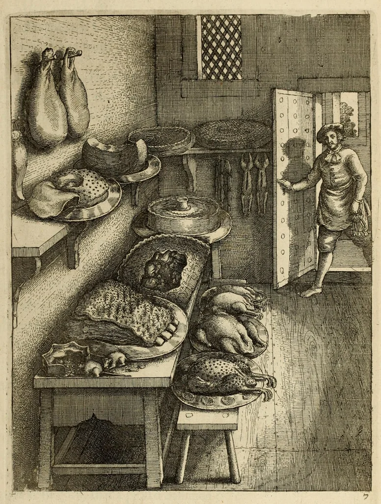 An illustration from The fables of Aesop paraphras'd in verse : adorn'd with sculpture, and illustrated with annotations, 1668, leaf 47