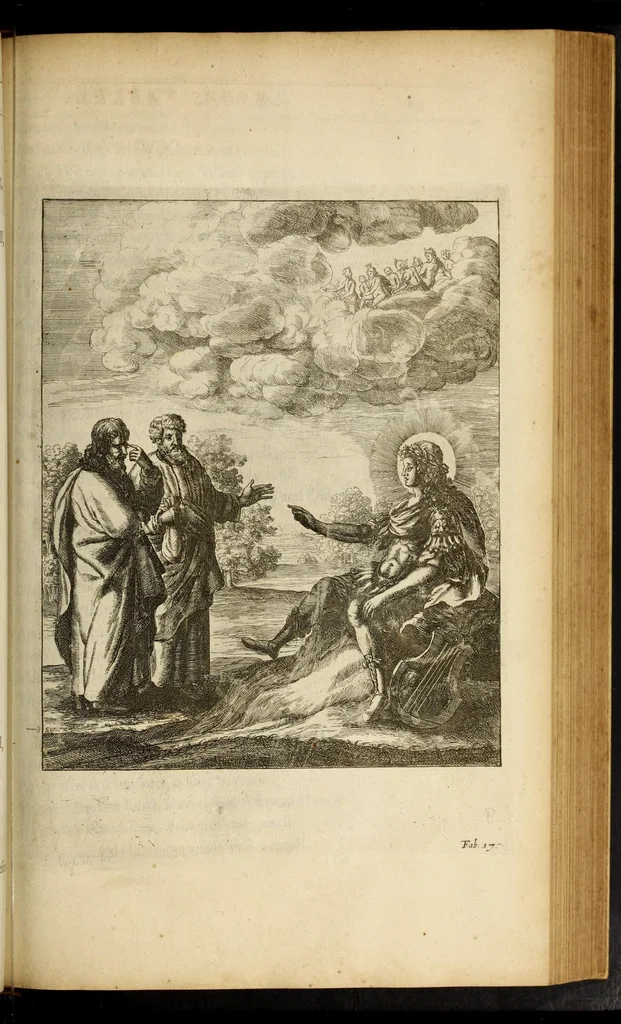 An illustration from The fables of Aesop paraphras'd in verse : adorn'd with sculpture, and illustrated with annotations, 1668, leaf 471
