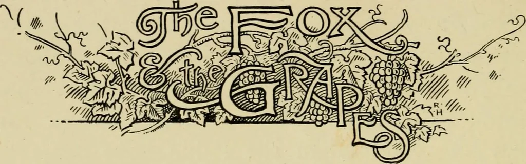 An illustration from The fables of Æsop, selected, told anew and their history traced, 1894, leaf 107