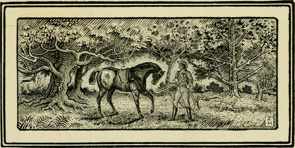 An illustration from The fables of Æsop, selected, told anew and their history traced, 1894, leaf 112