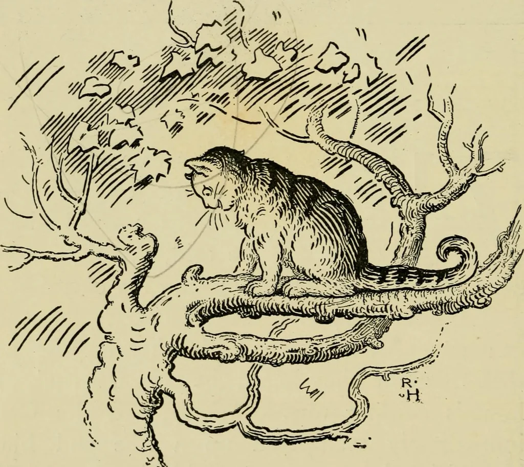 An illustration from The fables of Æsop, selected, told anew and their history traced, 1894, leaf 123