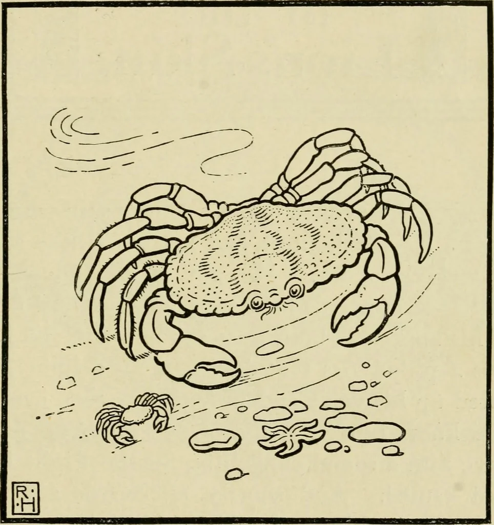 An illustration from The fables of Æsop, selected, told anew and their history traced, 1894, leaf 146
