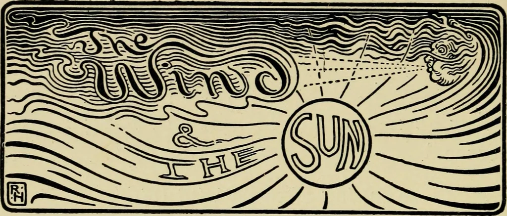 An illustration from The fables of Æsop, selected, told anew and their history traced, 1894, leaf 173