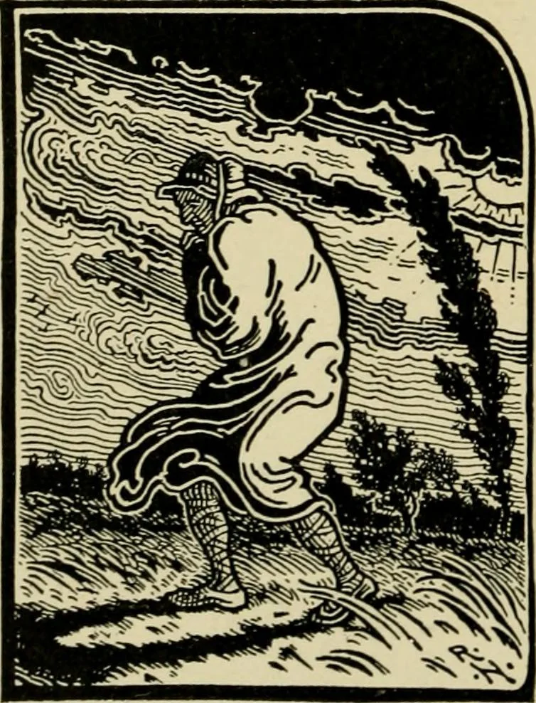 An illustration from The fables of Æsop, selected, told anew and their history traced, 1894, leaf 173