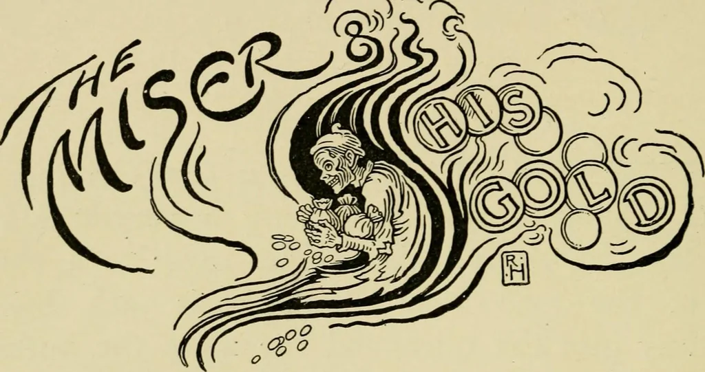 An illustration from The fables of Æsop, selected, told anew and their history traced, 1894, leaf 177