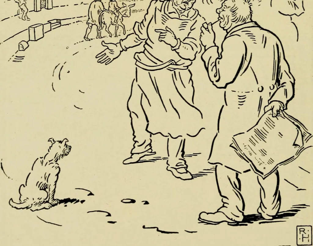 An illustration from The fables of Æsop, selected, told anew and their history traced, 1894, leaf 179