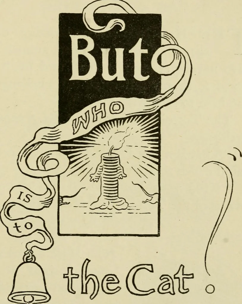 An illustration from The fables of Æsop, selected, told anew and their history traced, 1894, leaf 192